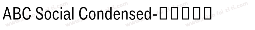 ABC Social Condensed字体转换